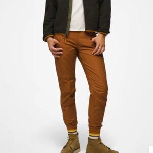 PrAna Womens Kanab Pant Small Stretch Clay Burnt Orange Pockets Climbing Outdoor